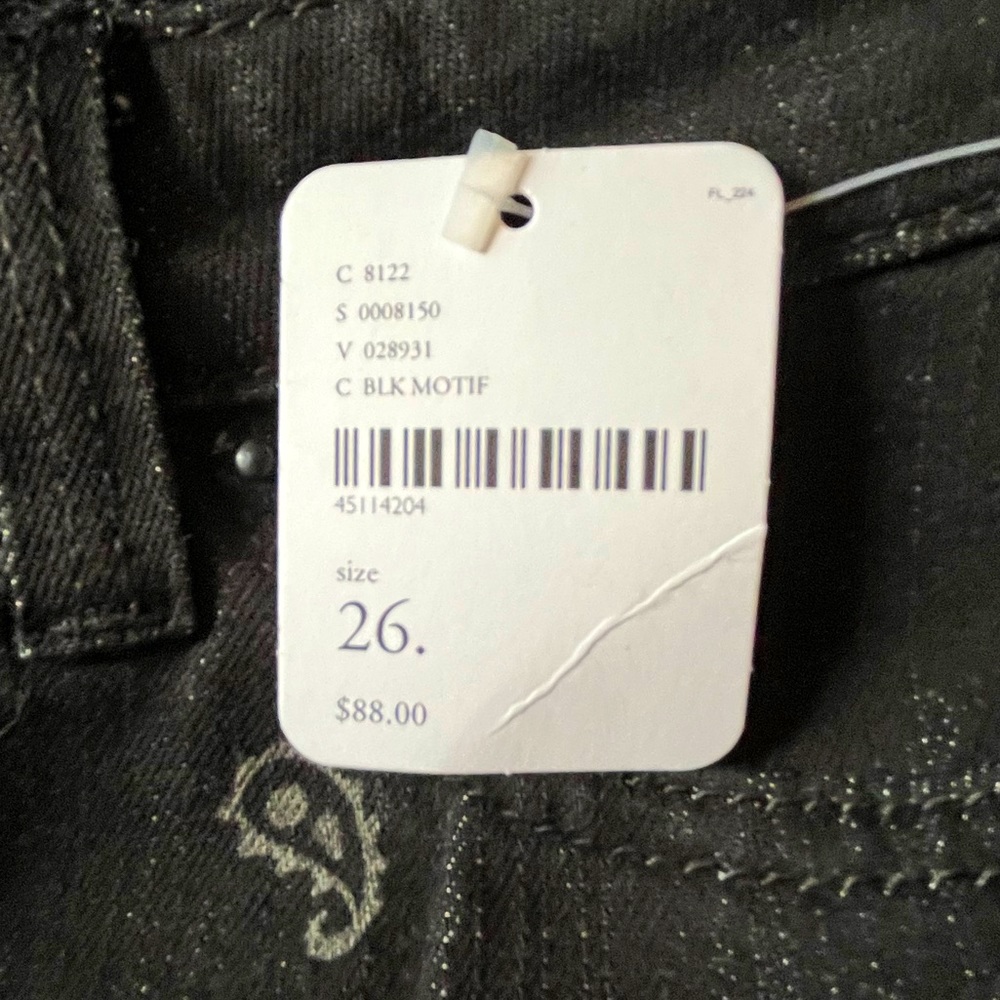 FREE PEOPLE Black Bandana Super Flare Jeans - Picture 13 of 14